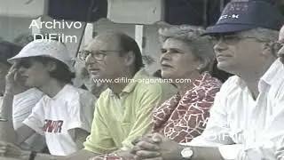 Carrera de carros Ben Hur en plaza Carlos Fonseca - Nicaragua 1994