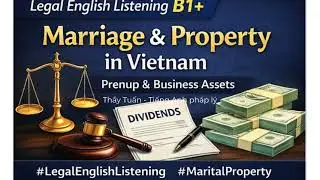 Legal English Listening Practice | Marital Property & Prenup B1+