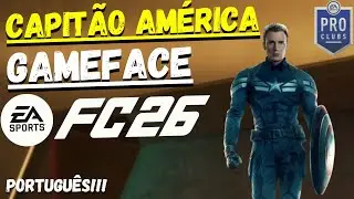 O Capitão América no EA FC 26?! Veja como criar essa Game Face no Pro Clubs 😳🛡️ #84
