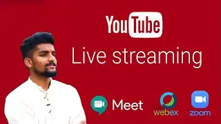 How to Go Live Streaming GoogleMeet/WebEx/Zoom on YouTube using OBS