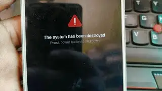 system has been destroyed// redmi 5 plus system has been destroyed // MI MOBILE  SYSTEM DESTROYED MI