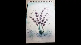 Paint With Me Lavender In Watercolours for Beginners