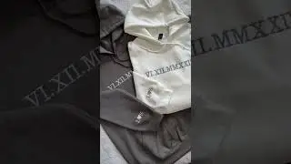 Match in style with our Personalized Roman Numeral Couple Hoodies Customize with your special date