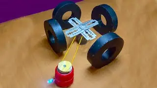 DIY Magnetic Free Energy Generator with Razor Blades