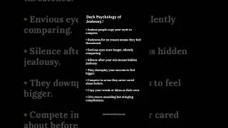 8 Dark Psychology Signs of Jealous People