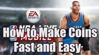 NBA LIVE MOBILE - Make Coins with No Effort! | NBA LIVE MOBILE HOW TO MAKE COINS FAST AND EASY