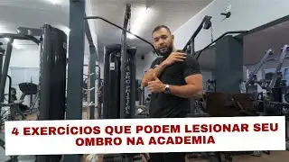 4 exercícios que podem lesionar o seu ombro na academia 🫵🏼