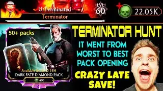 MK Mobile. HUGE Dark Fate Terminator Pack Opening for Yanni. INSANE Plot Twist! MUST SEE!