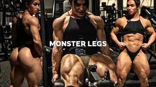 How I Built MONSTER Legs | Tiffany Sam Brutal Leg Day Workout 💪🦵