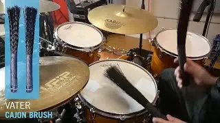 Vater Percussion Cajon Brush made of Polymer Strands. Alternative to drum sticks multi rods brushes