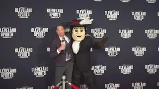 Mike Polk Jr. at the Greater Cleveland Sports Awards