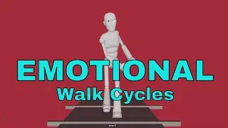 3D EMOTIVE Walk Cycle ANIMATIONS - Callum Highfield