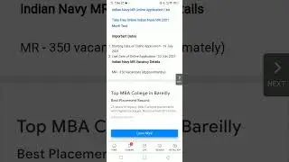 Indian Navy Mr Total On-line form So Far 2021 | Navy Mr last Date Extend or Not Confirm 100% Now