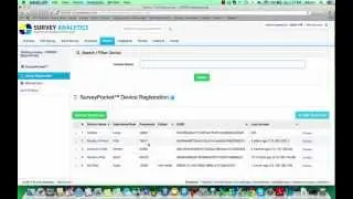 Overview - Mobile Tab in Survey Analytics