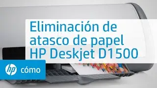 Eliminaci&oacute;n de atasco de papel - Impresora HP Deskjet D1500 | HP Support