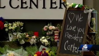 People from across the U.S. pay their respects to Pres. Jimmy Carter