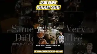 Same Beans 🫘 Different Coffee How #different #Coffee #Brew really taste 😋