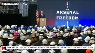 🇺🇸 WAR Sec. Pete Hegseth Delivers Remarks on ‘Arsenal of Freedom’ Tour at Blue Origin in Florida