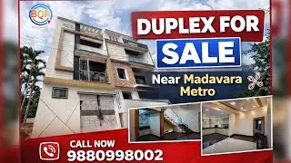 3BHK Duplex House for Sale Near Madavara Metro Station, Bangalore #173