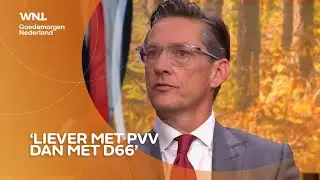 Joost Eerdmans (JA21) stapt liever in kabinet met PVV dan met D66: 'Maar ik heb mijn ogen ook open'