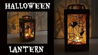 DIY Halloween Lantern 🎃 | Laser Cutting Project from 3mm MDF (SVG File Download)