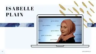 Готовый хиджаб быстро: ISABELLE PLAIN - #14 модель коллекции 