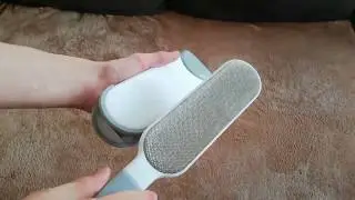 SmartClean Fusselb&uuml;rste/Fusselrolle  Haare weg in Sekunden!
