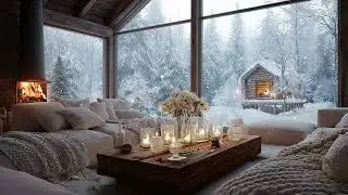 Piano Fireplace Music for Sleep - Cozy Fireplace with Relaxing Piano Music for Deep Sleep