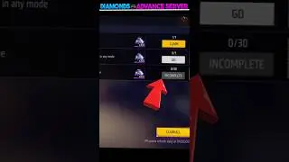 Free Diamonds 😱 in Advance server 🤯 #viral #totalgaming#ffesports#freefire#ffshorts Free Fire Tech
