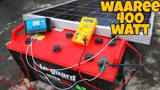 Solar Panel Not Charging 12 Volt Battery | Waaree 400 Watt Solar Panel All Black | Not Working