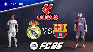 FC 25 - Реал Мадрид vs Барселона - Эль-Класико Ла Лига 25/26 [PS5 Pro] 4K60 Полный Матча 