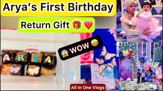 Wow 🤩 गजब के UNIQUE RETURN GIFTS 😱🎁😍🙏। Grand Celebration | Family Vlog |#returngifts #giftideas 
