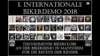 BIKERDEMO 2018 - Heiderose Manthey: Angela Merkel vertraut auf das Verst&auml;ndnis von Heiderose Manthey