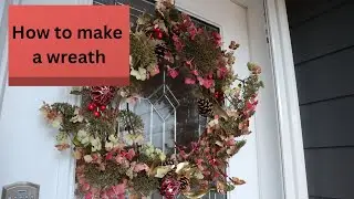Making a hydrangea wreath for any season