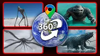 Top 4: The Most Spooky Monsters Found on Google Earth