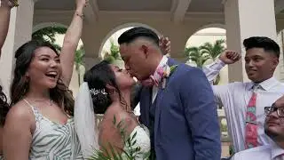 Wedding Ceremony at Cafe Julia | Jay & Kristy | Hawaii Wedding Video