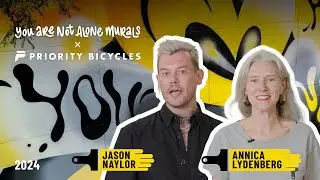 Putting Mental Health Awareness Into Motion: Priority Bicycles X You Are Not Alone Murals