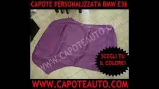 capote auto personalizzata colorata bmw e36 318 320 325 328 cappotte cabrio