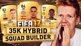 35K HYBRID SQUAD BUILDER WITH 5 STAR SKILLER AND 85 RATED STRIKER!! - FIFA 17 ULTIMATE TEAM
