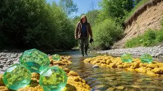 Giant Diamonds and Gold Nuggets, River Treasures