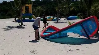 A real nice German couple Rented Kiting Equipment from us today 02-24-19