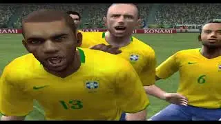 AMERICAN CUP FINAL IN PES 2010 PS2 - Brazil vs. Colombia - FULL MATCH