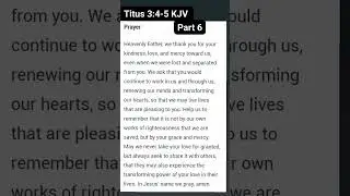 Heavenly Father Jesus thank you for your kindness love and mercy #Titus3 #HeavenlyFather #Jesus
