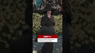 Rihanna reveals she is pregnant with third child at Met Gala