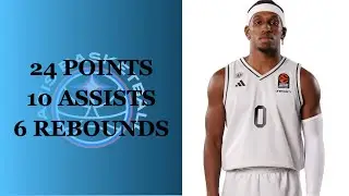 TJ Shorts Highlights 24 Pts, 10 Asts, 6 Rebs vs. Milan 24/25 Season