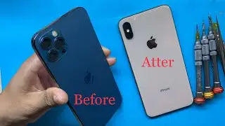 How To Turn iPhone 12 Pro Max  Into An iPhone Xs Max - Restoration Destroyed Phone & Restoration 12