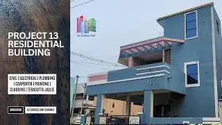 Project 13| First floor & Second floor| Cladding| Floor wall tiles | Antique details | Residential|