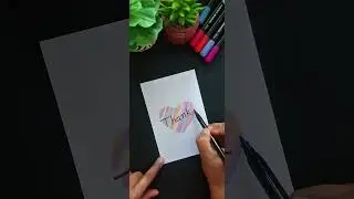 DIY Thank You Card | Easy Handmade Appreciation Gift Idea 💖