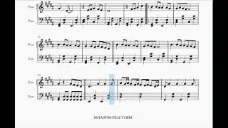 BELKİ- DED&Uuml;BL&Uuml;MAN- PİYANO NOTALARI