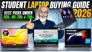 Students Laptop Buying Guide 2026 🔥 Best Picks Under 40k, 40 70k & 70k+